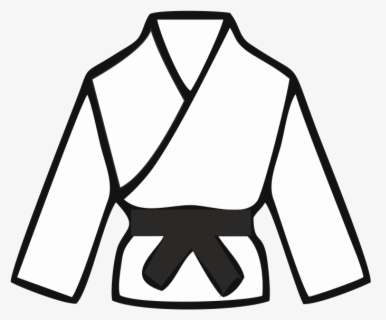 Transparent Judo Png - Vetor Kimono Karate , Free Transparent Clipart