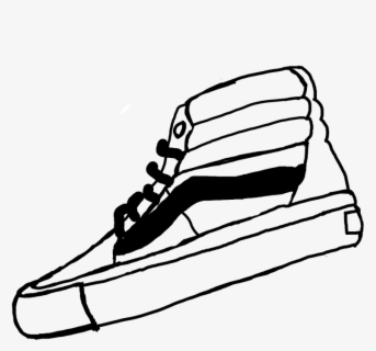 vans shoe drawing
