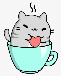 Purple Rainbow Blush Cat Kitty Kawaii Cute Kawaiicute Cute Chibi Animals Png Free Transparent Clipart Clipartkey