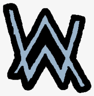 Alan Walker Alan Walker Logo Sticker Free Transparent Clipart Clipartkey