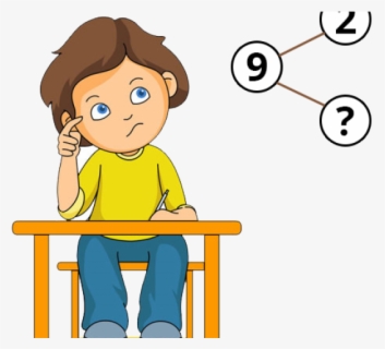 Cartoon Solving Math Problems , Free Transparent Clipart - ClipartKey