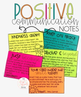 Transparent Communication Clipart - Teacher Positive Note Home To ...