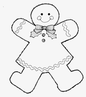 Gingerbread Girl Coloring Pages , Free Transparent Clipart - ClipartKey