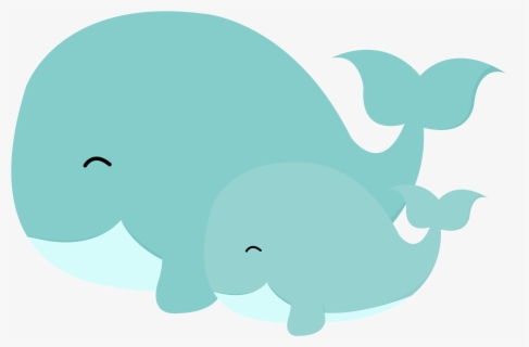 Mom And Baby Whale Clipart , Free Transparent Clipart - ClipartKey