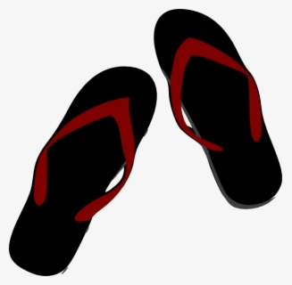 Image Royalty Free Clip Art At Clker Com Vector Online - Red Flip Flop ...