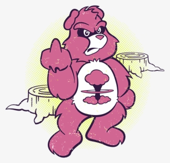 pink care bear cartoon