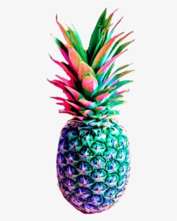 Pineapple Clipart Rainbow - Pineapple With Teal Background ...