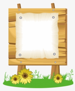 Wood Clipart Information Board - Wooden Notice Board Clip Art , Free ...