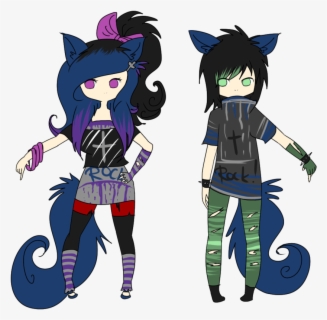 Tomboy Wolf Anime Girl Free Transparent Clipart Clipartkey