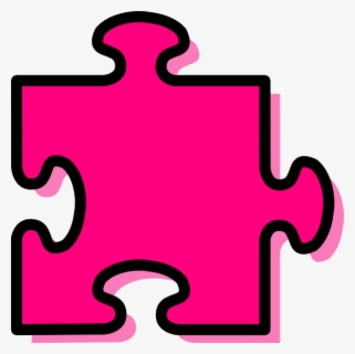 Free Vector Red Jigsaw Piece Clip Art - Jigsaw Piece Clip Art , Free ...