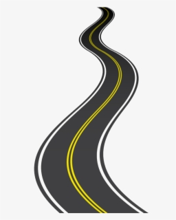 Download Transparent Curvy Road Png - Transparent Winding Road - ClipartKey