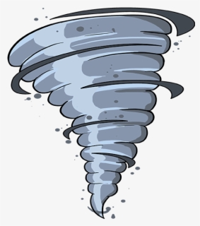 How To Draw Tornado - Draw A Tornado Step By Step , Free Transparent 