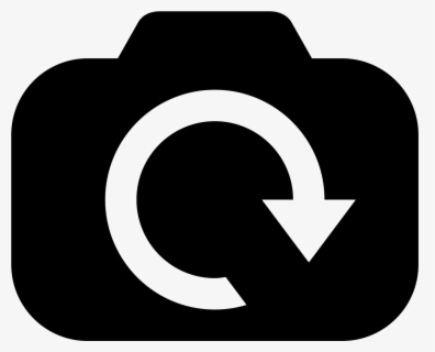 Rotate - Flip Camera White Icon , Free Transparent Clipart - ClipartKey