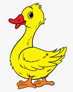 Clip Art How To Draw A - Duck Drawing Easy For Kids , Free Transparent ...