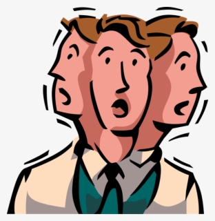 Vector Illustration Of Incredulous Businessman Unwilling - Incredulous ...