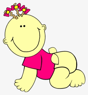 Pps Baby Girl Crawling Png Babies Cards Ⓒ - Bebé Niña Gif , Free ...