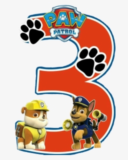 #happybirthday #pawpatrol #tree #felizcumpleaños - Paw Patrol Number 3 ...
