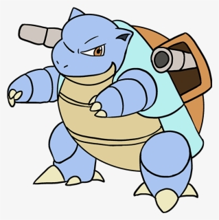 Blastoise Drawing - Black And White Blastoise , Free Transparent ...