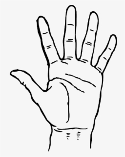 Right And Left Hand Clip Art - Hands Clipart Black And White , Free ...