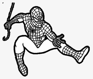 Free Spiderman Black And White Clip Art With No Background Clipartkey