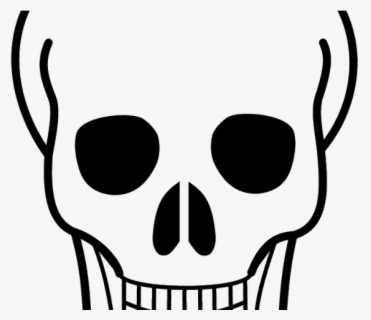 Easy Skeleton Head Drawing , Free Transparent Clipart