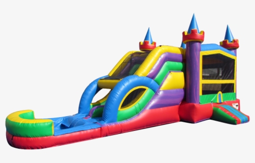 Transparent Bounce House Clipart - Water Slide Transparent Background