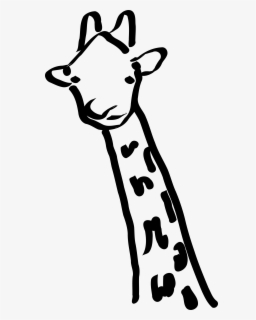 Giraffe Clipart School - Giraffe Neck And Head Drawing , Free ...