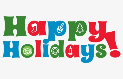 Happy Holidays Colorful Clipart , Png Download - Transparent Happy ...