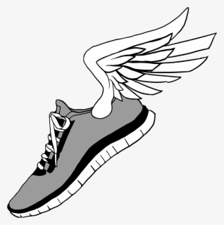 shoe with wing