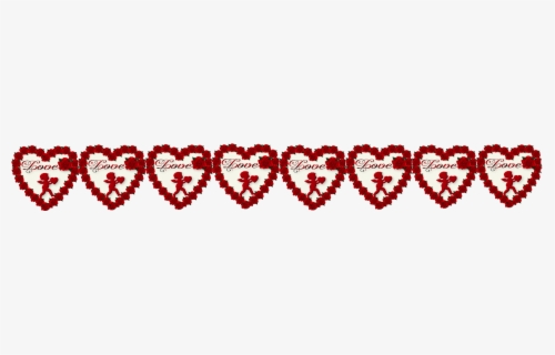 Borders For Valentines Day, Transparent Clipart