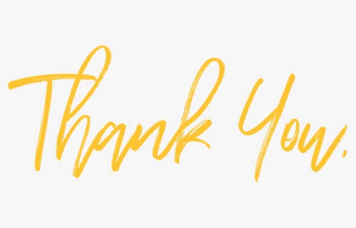 Transparent Thank You Png Thank You Clip Art Gold Free Transparent Clipart Clipartkey