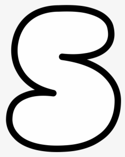 Bubble Writing Letter S , Free Transparent Clipart - ClipartKey