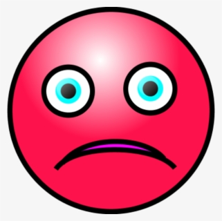 Emoticons Crying Face - Red Sad Face Crying , Free Transparent Clipart ...