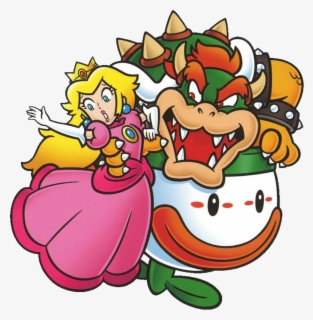 Bowser And Princess Peach , Free Transparent Clipart - ClipartKey