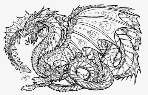 Dragon Clip Art Outline - Welsh Flag Colouring Page , Free Transparent