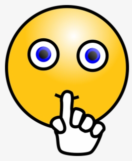 Quiet Silent Deaf Ftestickers Tumblr Emoji Emotion - Smiley Face , Free ...