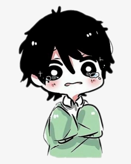 Animeboy Anime Boy Crying Cute Free Transparent Clipart Clipartkey