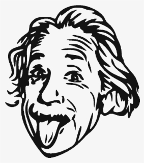 Albert Einstein Png - Albert Einstein Tongue Cartoon , Free Transparent