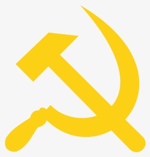 Hammer And Sickle Yellow , Free Transparent Clipart - ClipartKey