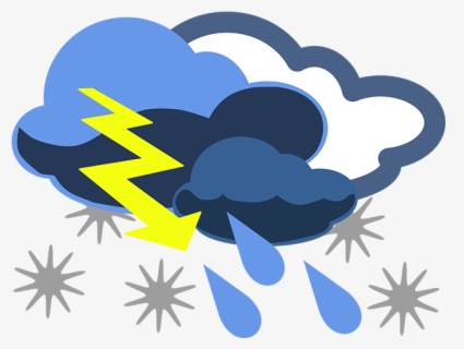 Thunder Clipart Bad Weather - Kidlat Clip Art , Free Transparent ...