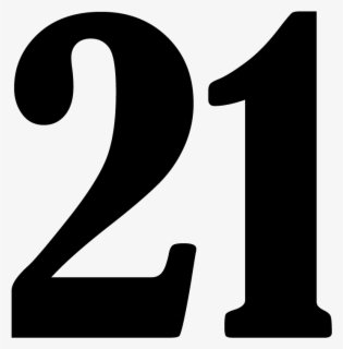 Transparent Number 21 Clipart - Transparent Number 21 , Free ...