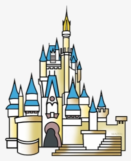 Architecture Clip Art By - Disney World Cinderella Castle Clipart ...