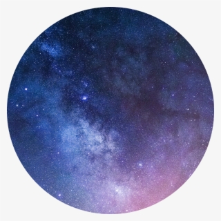 Galaxy Aesthetic Space Circle Background Purple