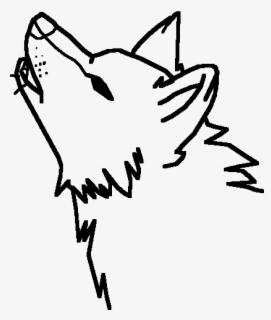 a howling wolf cute wolf drawing easy free transparent clipart clipartkey a howling wolf cute wolf drawing easy