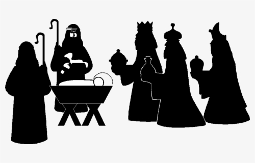 Free Nativity Silhouette Clip Art with No Background - ClipartKey