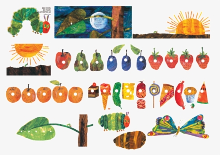 Hungry Caterpillar Food Items , Free Transparent Clipart - ClipartKey