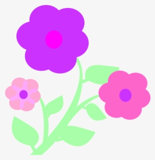 Clipart Flowers Pastel - Cartoon Pastel Pink Flowers , Free Transparent ...