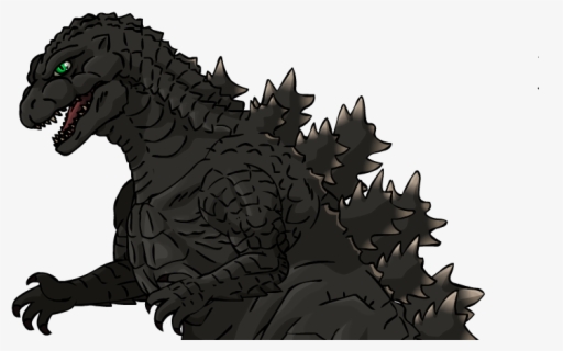Download Godzilla Silhouette Clip Art Godzilla Clipart Black And White Free Transparent Clipart Clipartkey