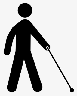 Blind Vector For People Free Download Png Hq Clipart - Helping Person ...