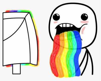 Clip Art Rainbow Meme Background - Vector Graphics , Free Transparent ...